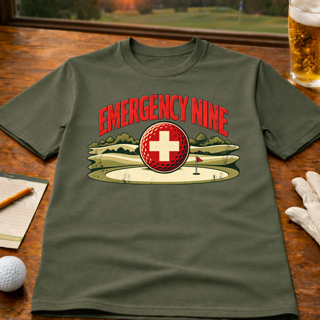 Emergency Nine Golf T-Shirt
