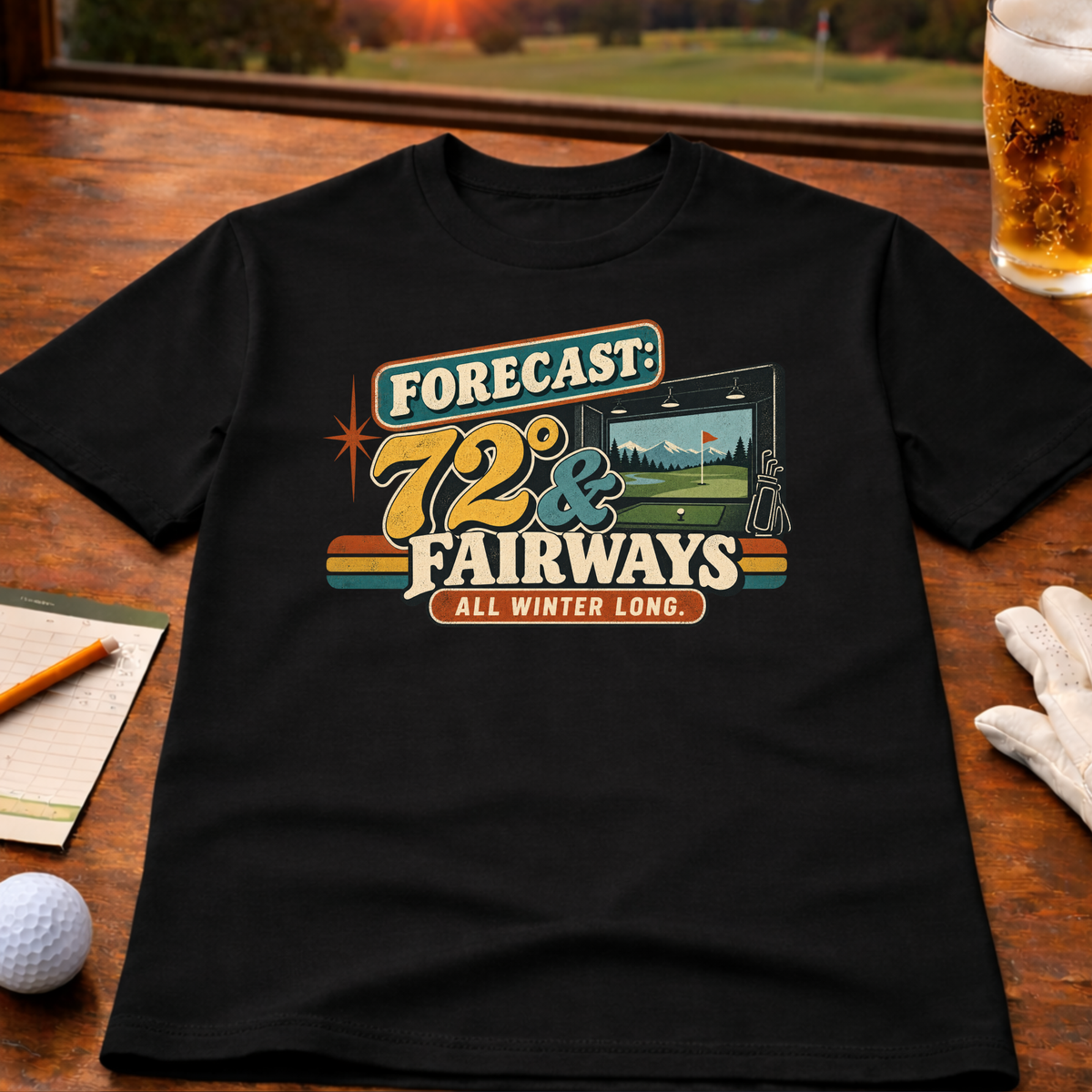 72° & Fairways Golf T-Shirt