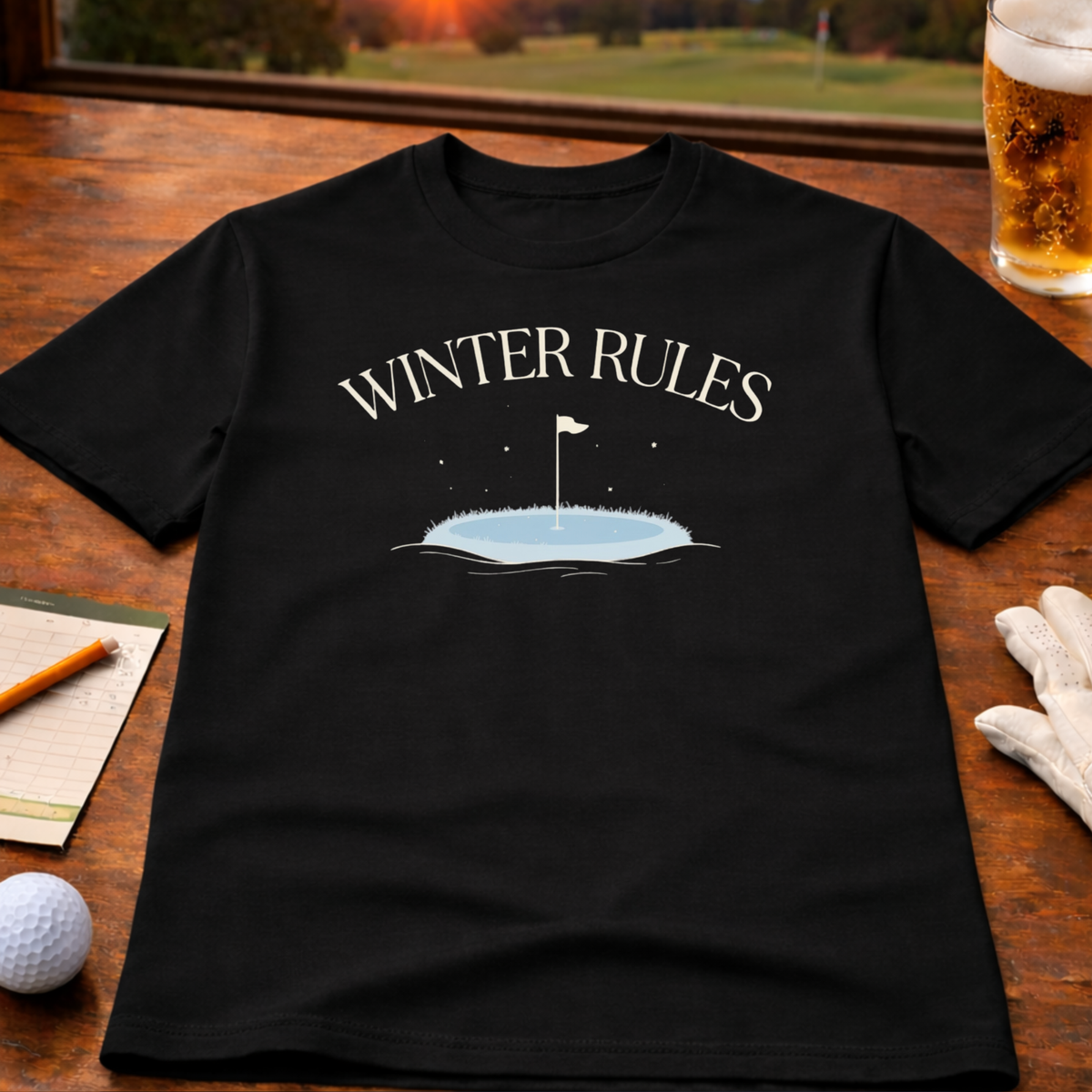 Winter Rules Golf T-Shirt