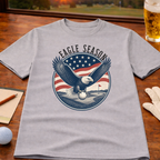 Eagle Season Patriotic Golf T-Shirt