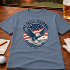 Eagle Season Patriotic Golf T-Shirt