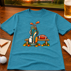 Seasons Change - Aqua & Orange Golf T-Shirt