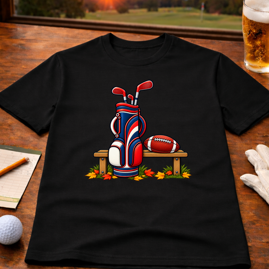 Seasons Change Blue & Red Golf T-Shirt