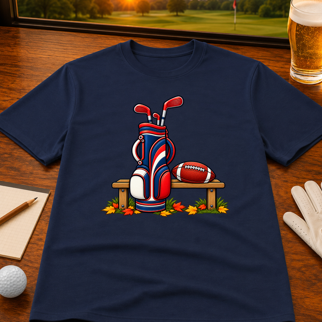Seasons Change Blue & Red Golf T-Shirt