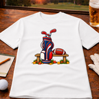 Seasons Change Blue & Red Golf T-Shirt