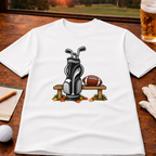 Seasons Change - Black & Silver Golf T-Shirt