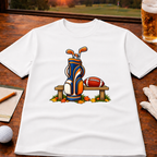Seasons Change Orange & Navy Golf T-Shirt