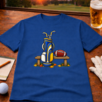 Seasons Change Blue & Gold Golf T-Shirt