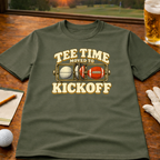 Tee Time to Kickoff Golf T-Shirt