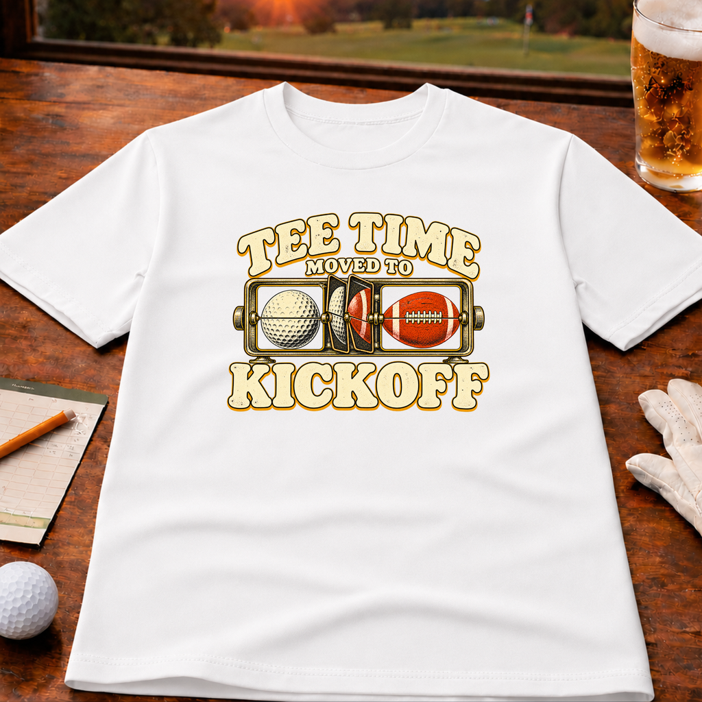 Tee Time to Kickoff Golf T-Shirt