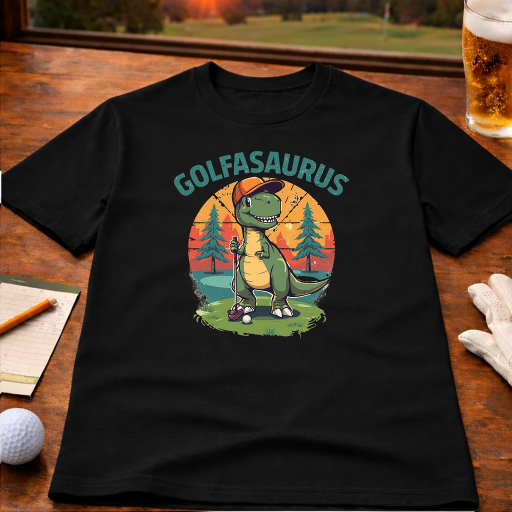 Golfasaurus Golf T-Shirt