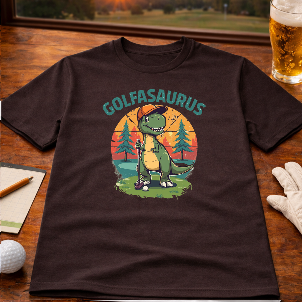 Golfasaurus Golf T-Shirt