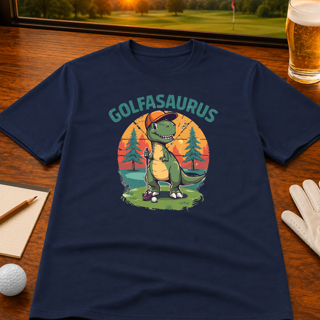 Golfasaurus Golf T-Shirt