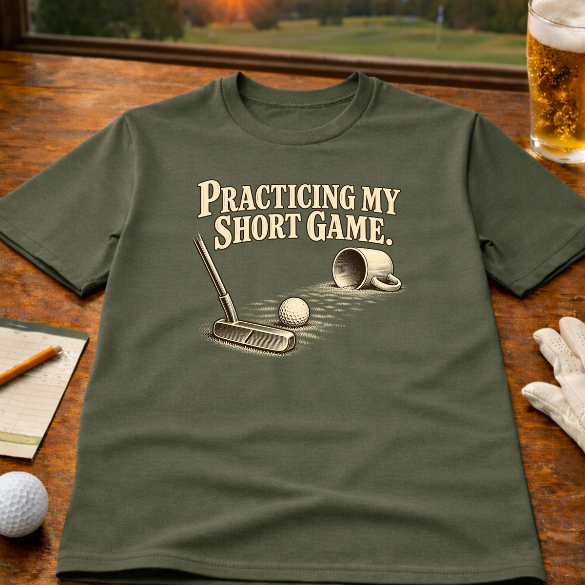 Practicing My Short Game Golf T-Shirt