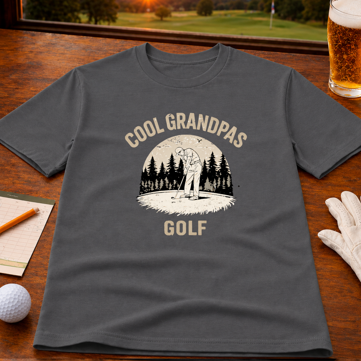 Cool Grandpa's Golf T-Shirt