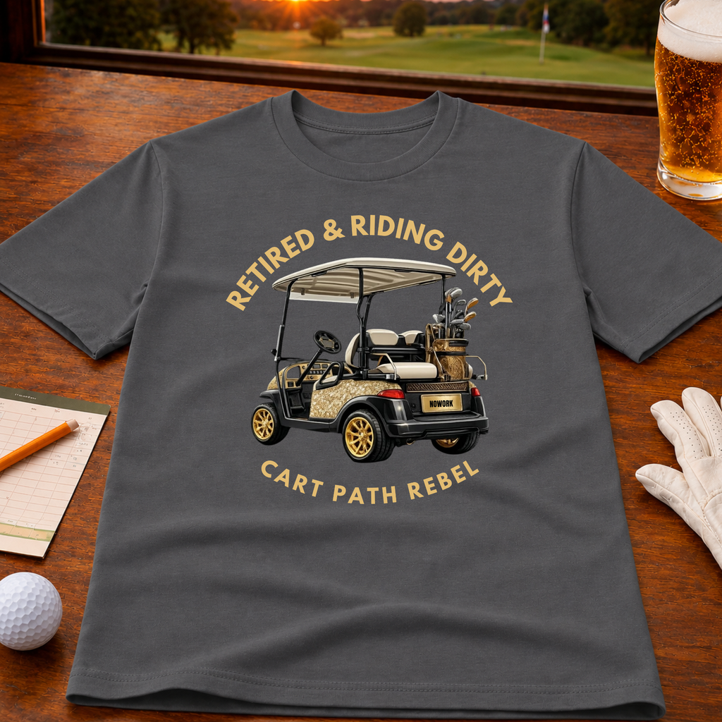 RETIRED & RIDING DIRTY - T-Shirt