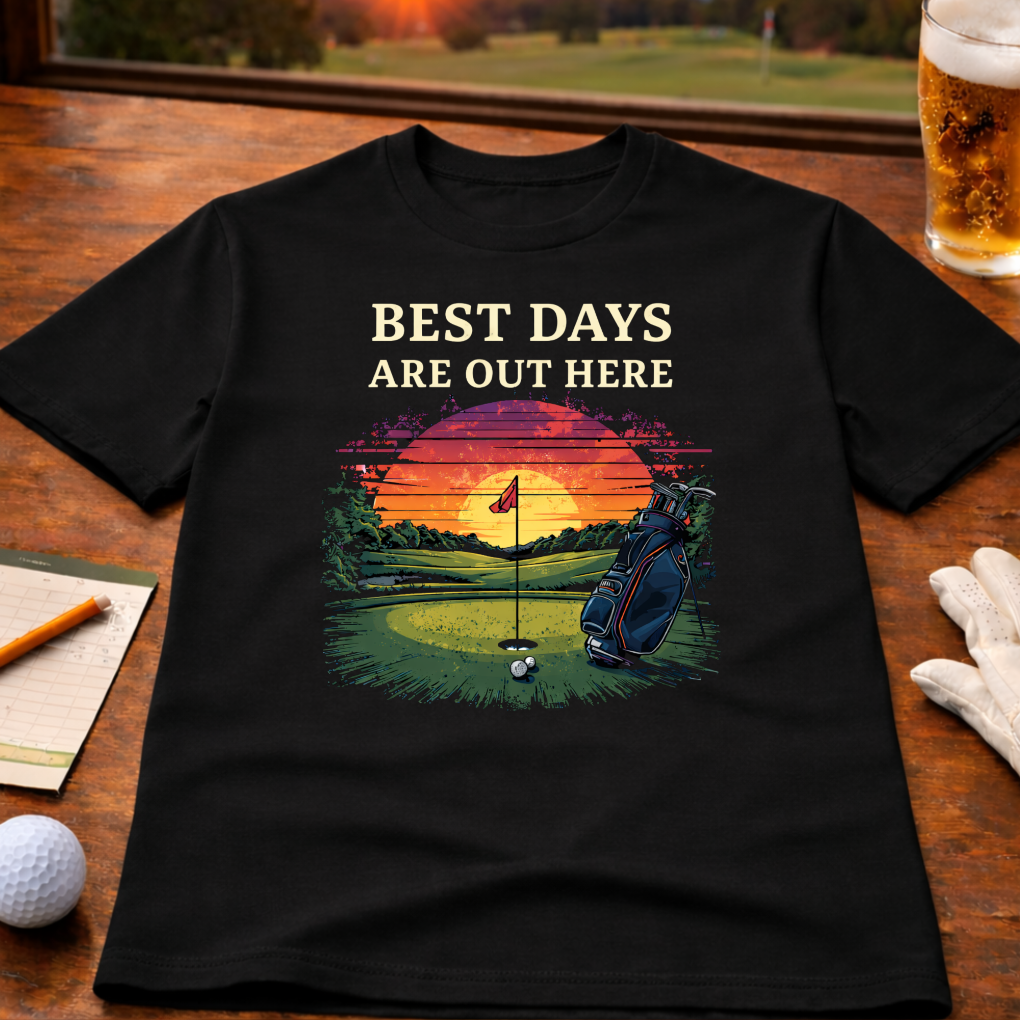BEST DAYS ARE OUT HERE T-SHIRT