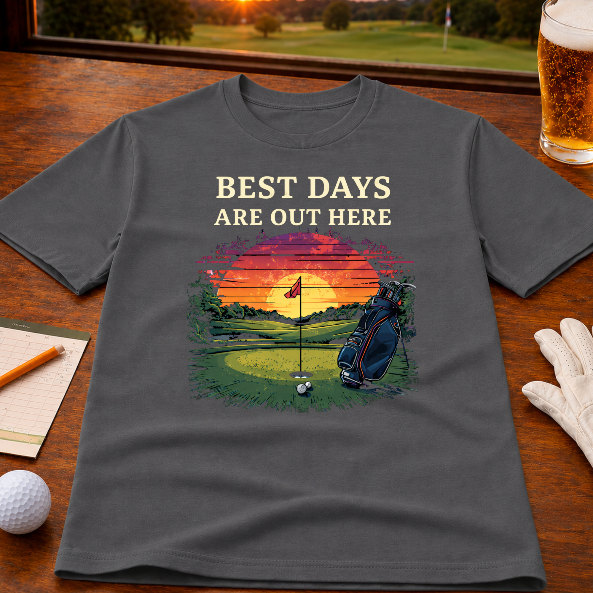 BEST DAYS ARE OUT HERE T-SHIRT