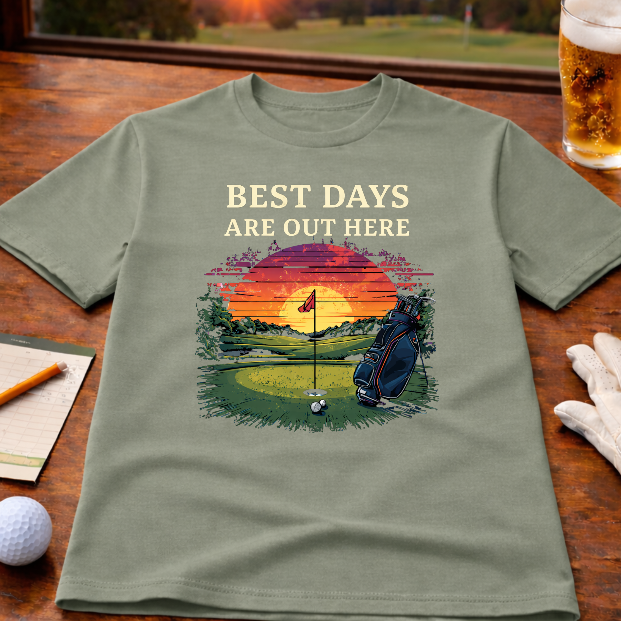 BEST DAYS ARE OUT HERE T-SHIRT