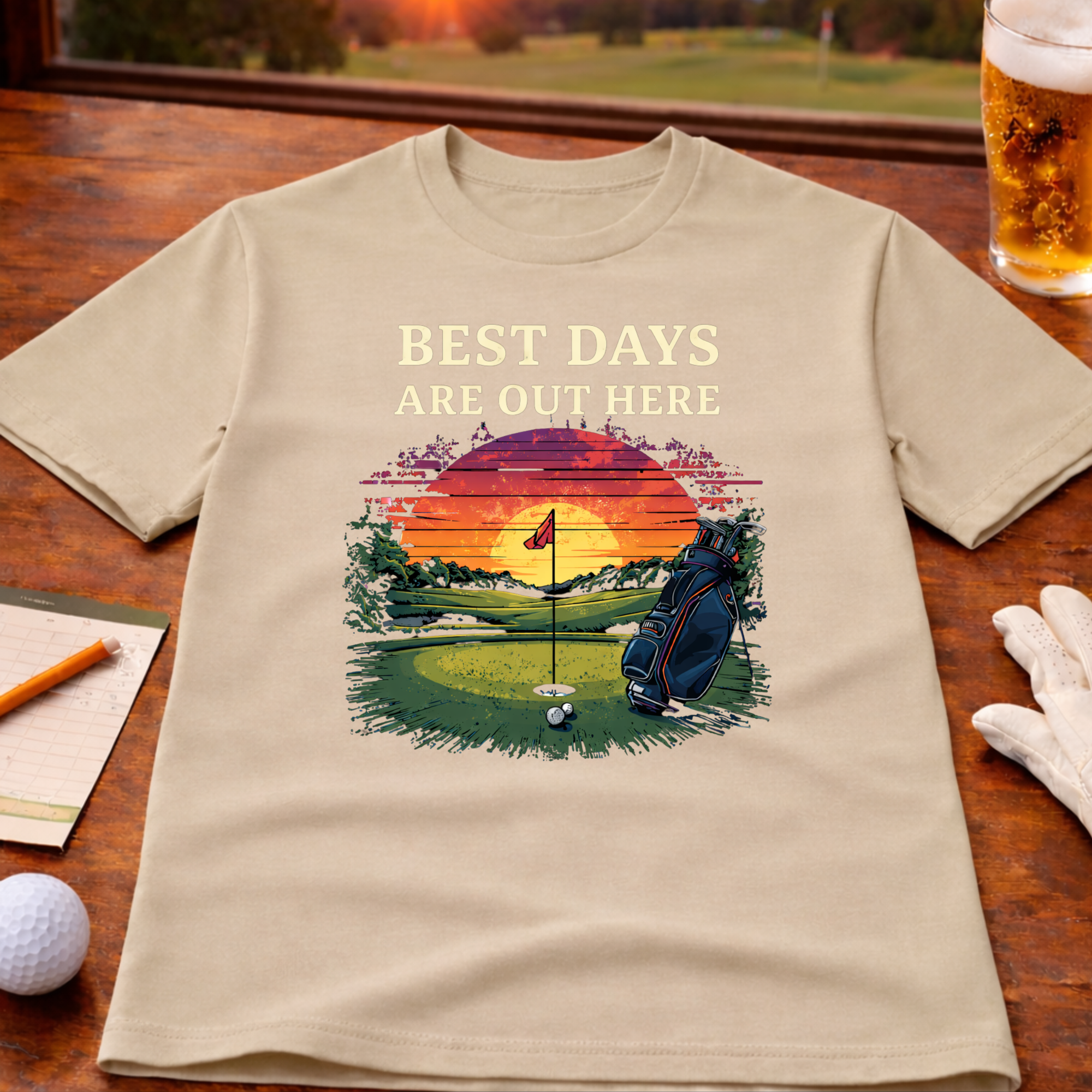 BEST DAYS ARE OUT HERE T-SHIRT