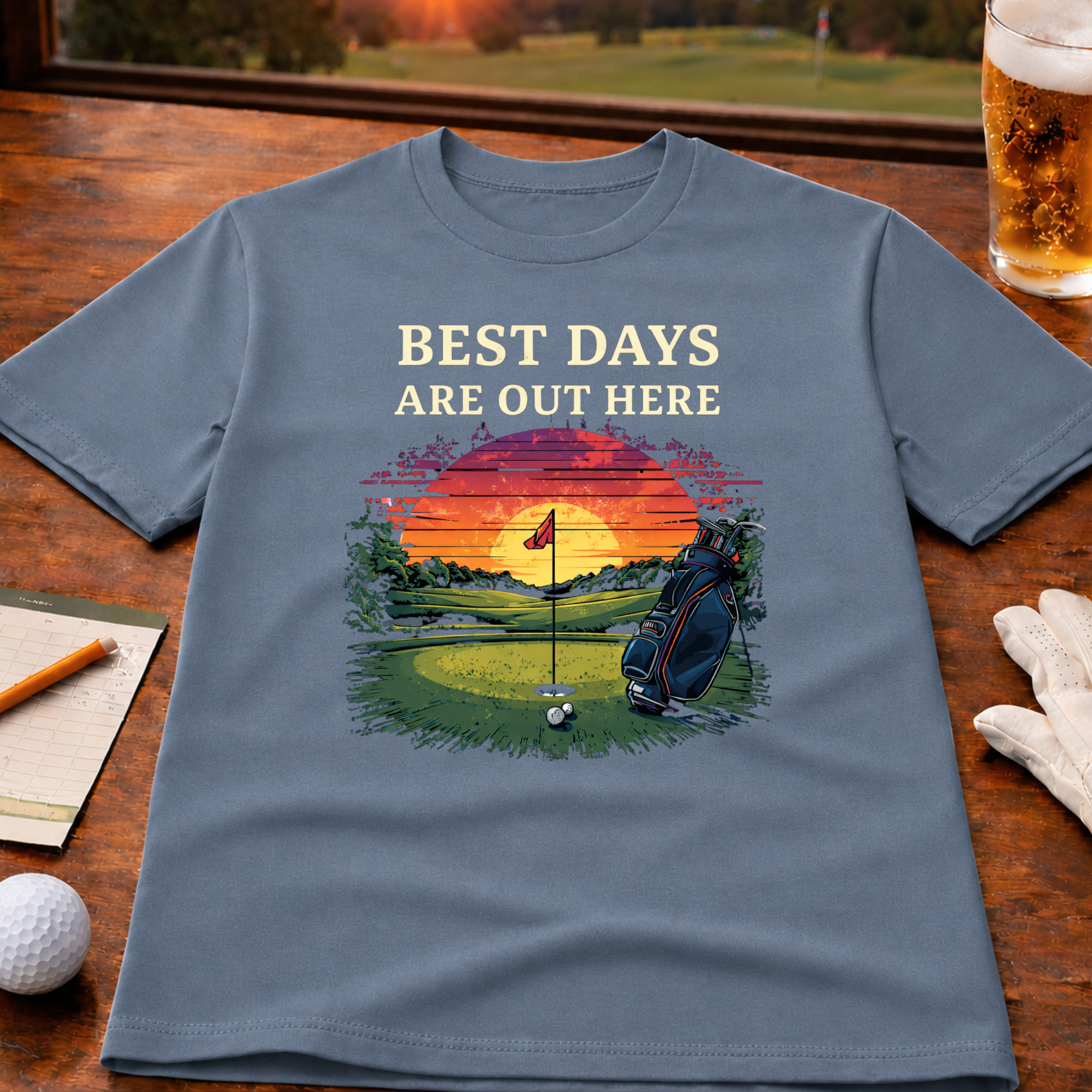 BEST DAYS ARE OUT HERE T-SHIRT