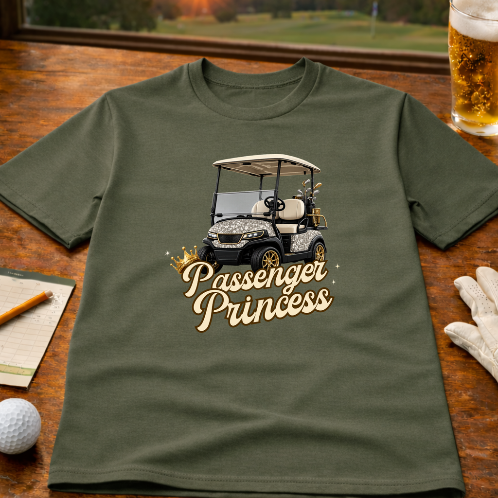 Passenger Princess – Golf Cart Lifestyle T-Shirt