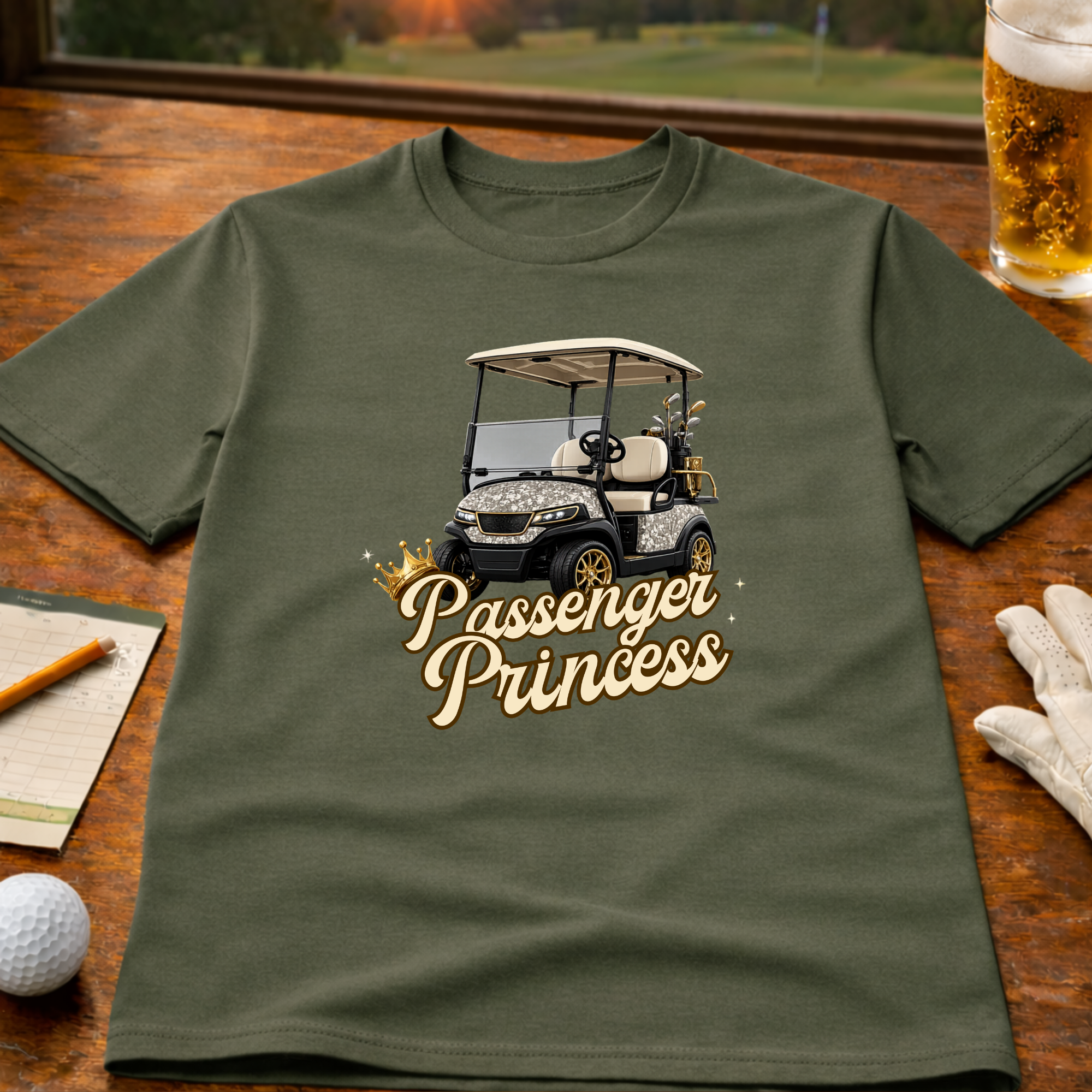 Passenger Princess – Golf Cart Lifestyle T-Shirt