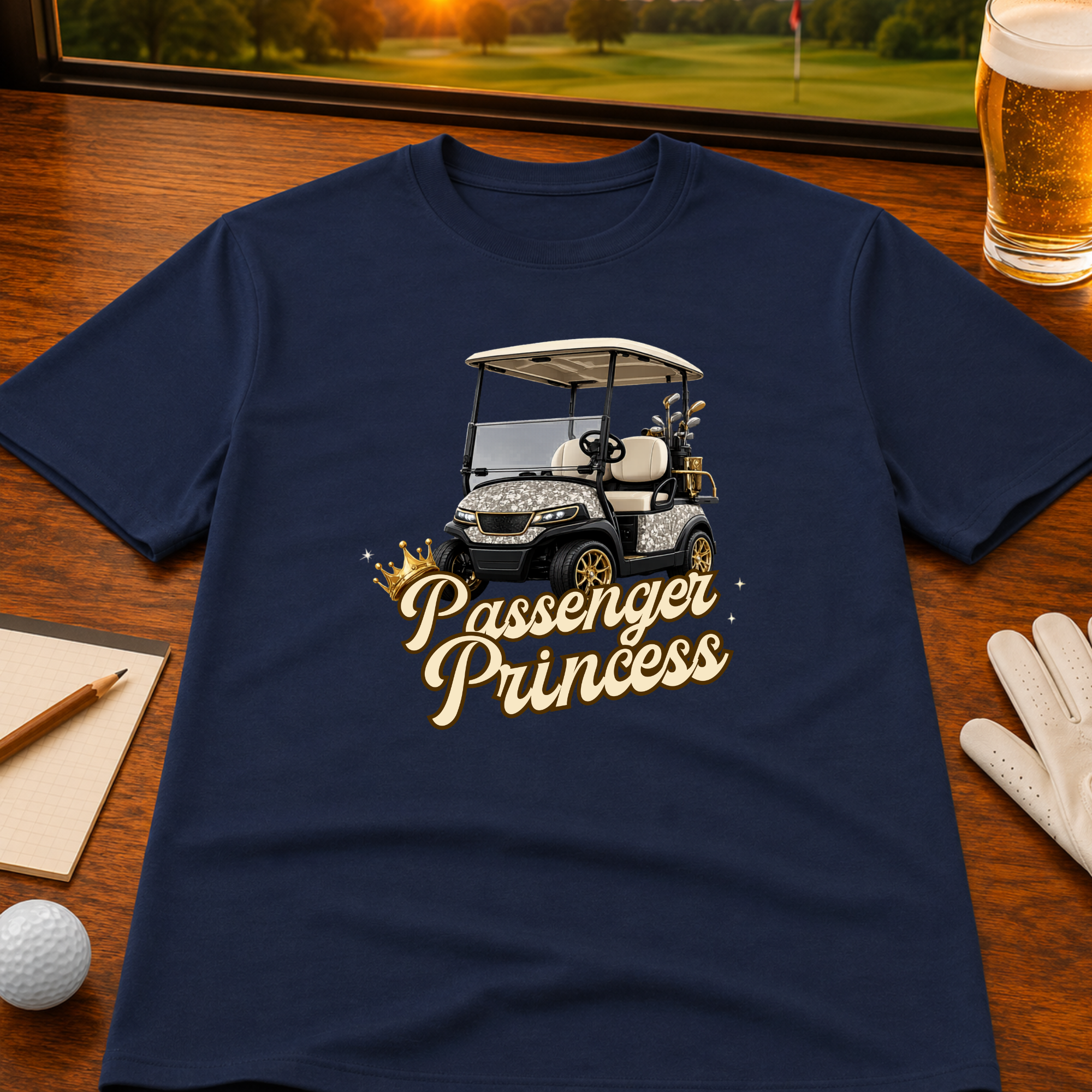 Passenger Princess – Golf Cart Lifestyle T-Shirt