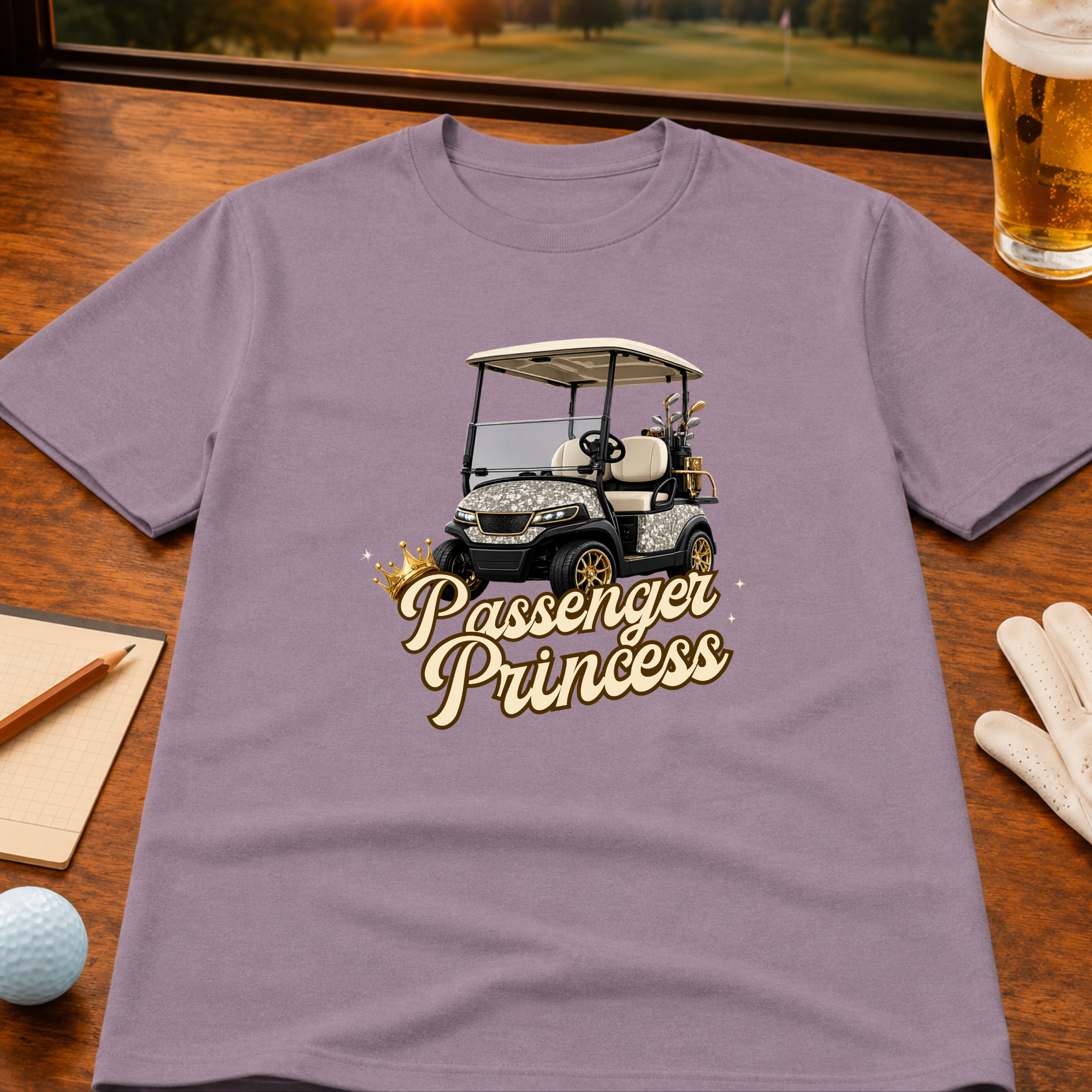 Passenger Princess – Golf Cart Lifestyle T-Shirt