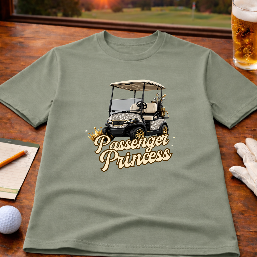 Passenger Princess – Golf Cart Lifestyle T-Shirt