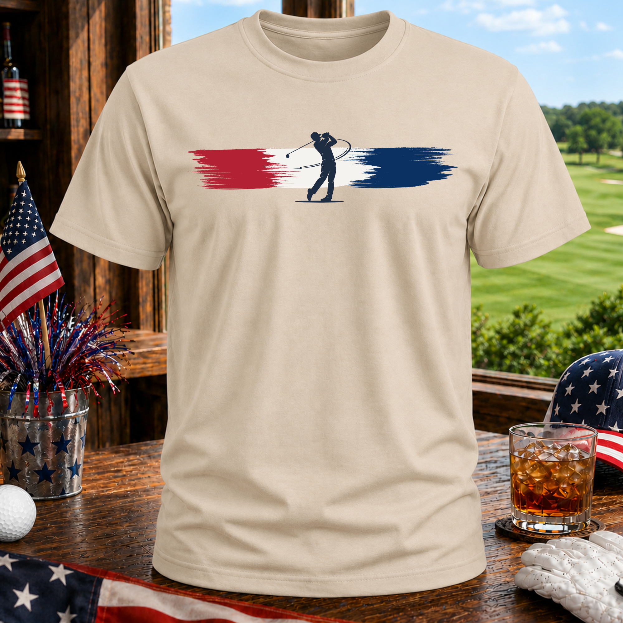 Stars-Stripes-Swings T-Shirt