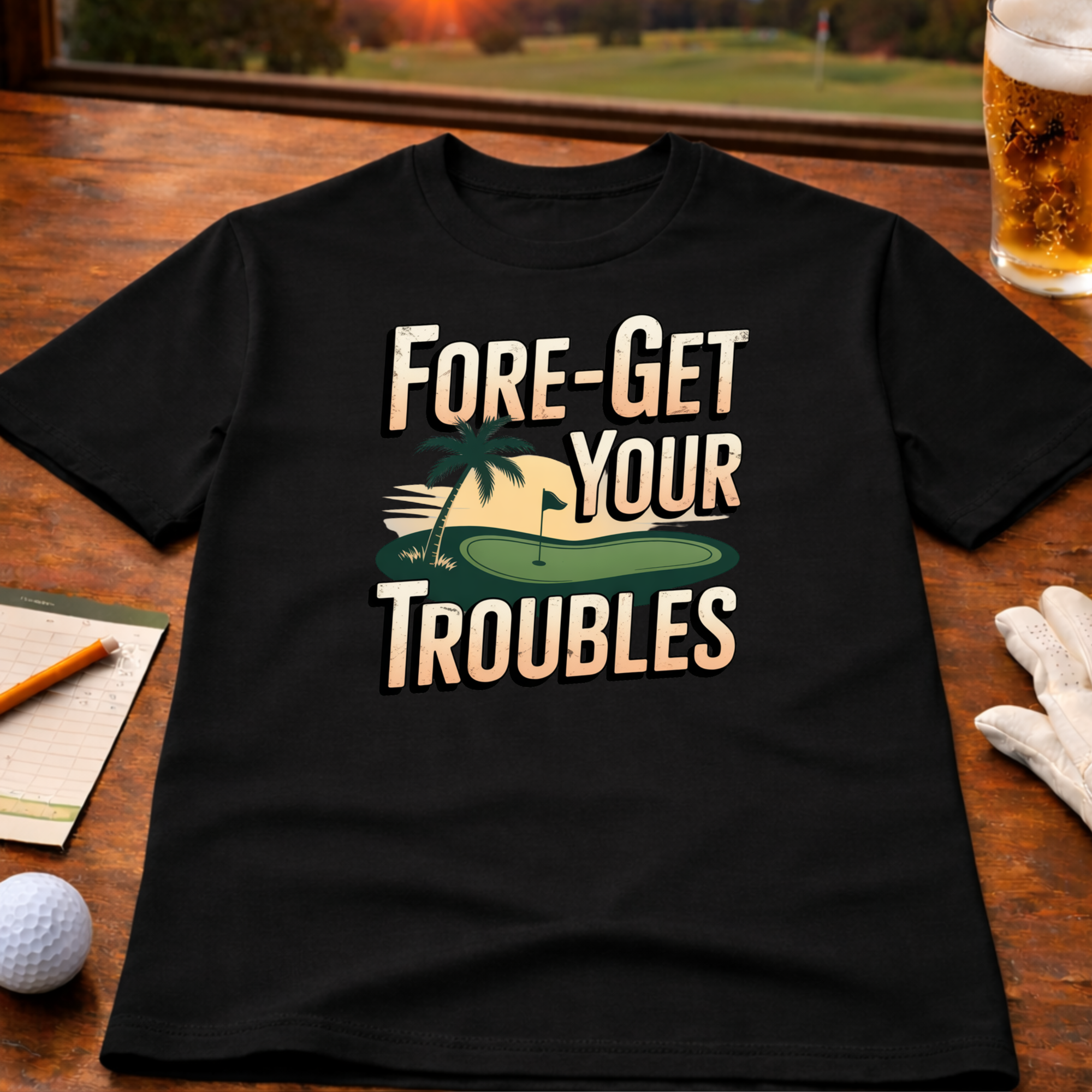 Fore-Get Your Troubles - T-Shirt