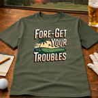 Fore-Get Your Troubles - T-Shirt