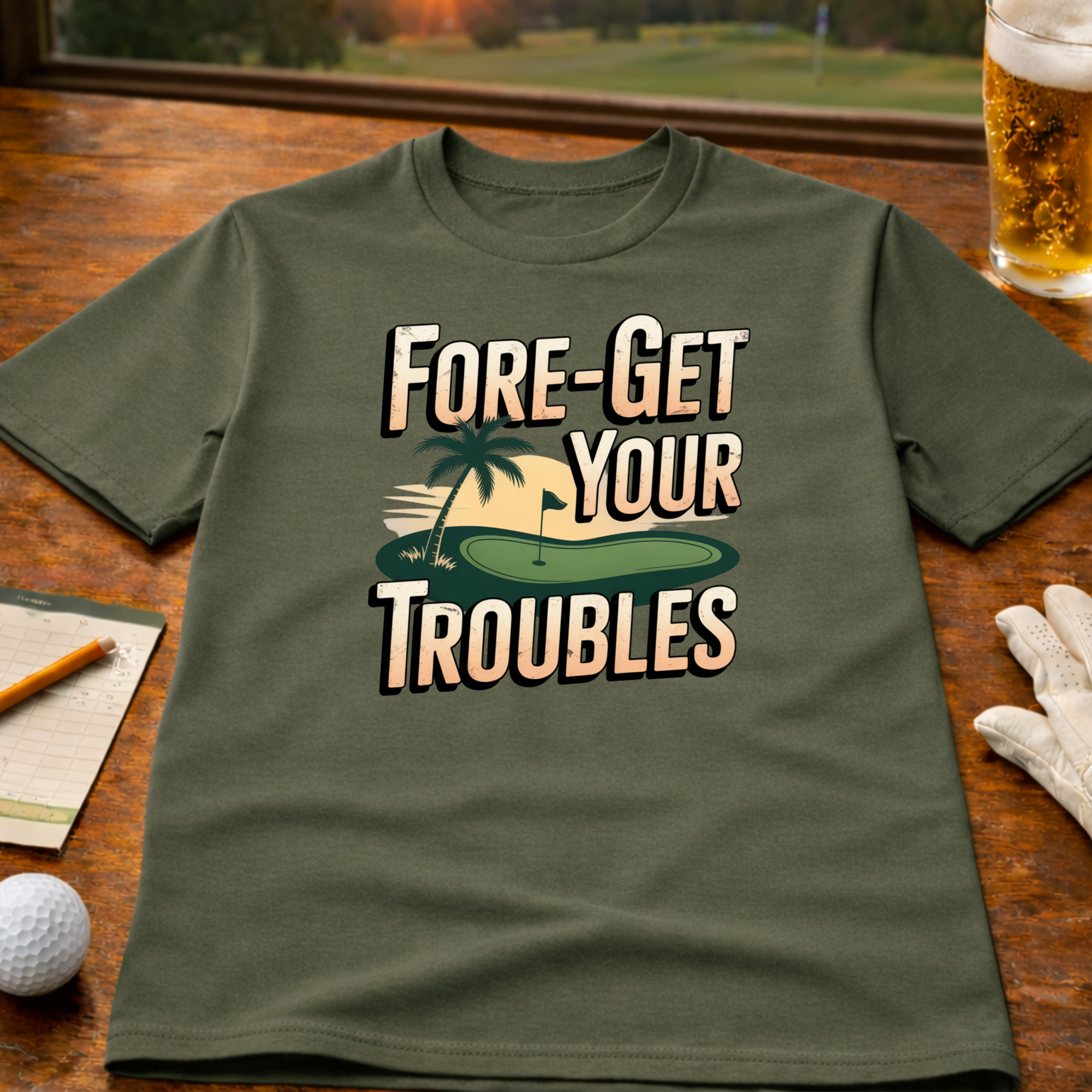 Fore-Get Your Troubles - T-Shirt
