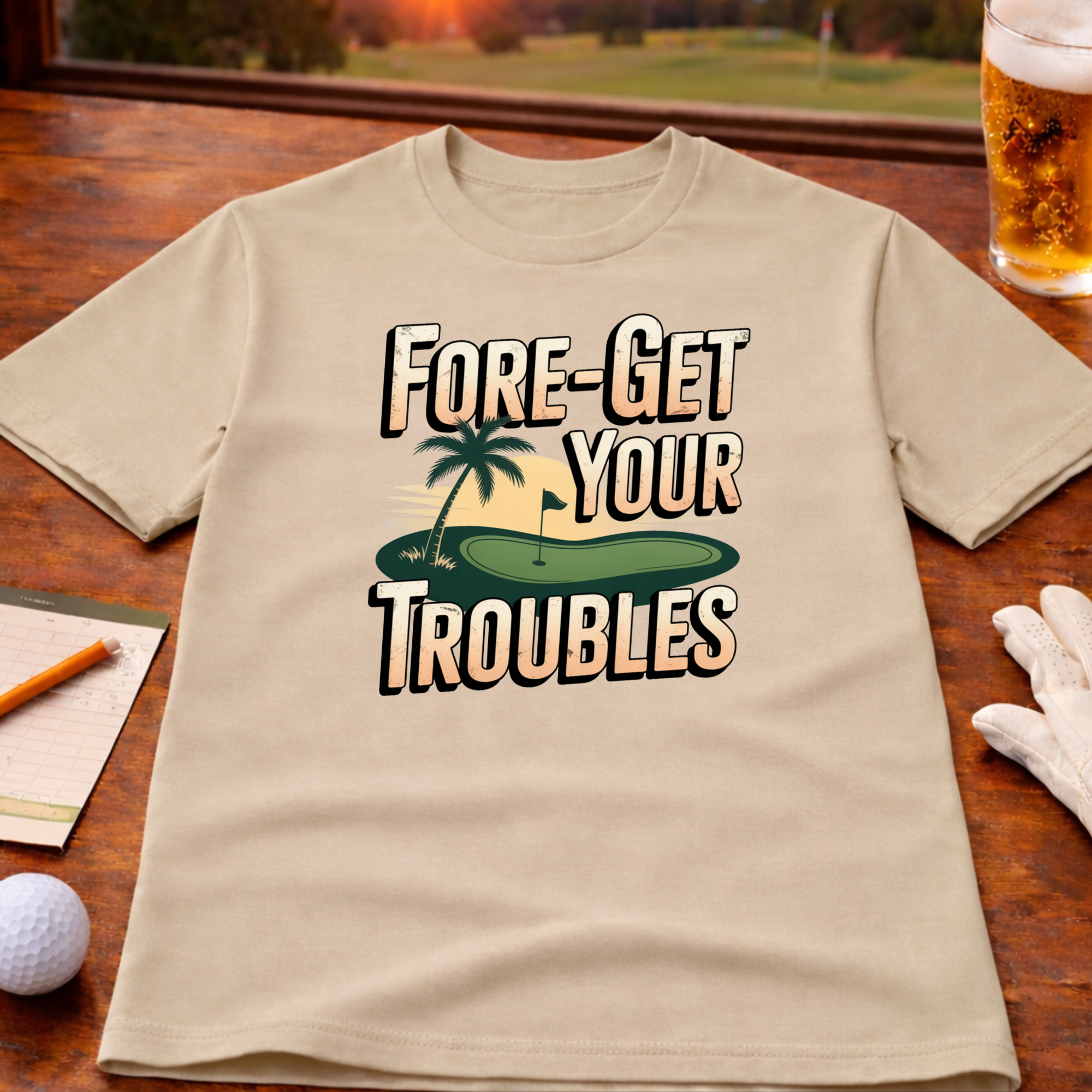 Fore-Get Your Troubles - T-Shirt