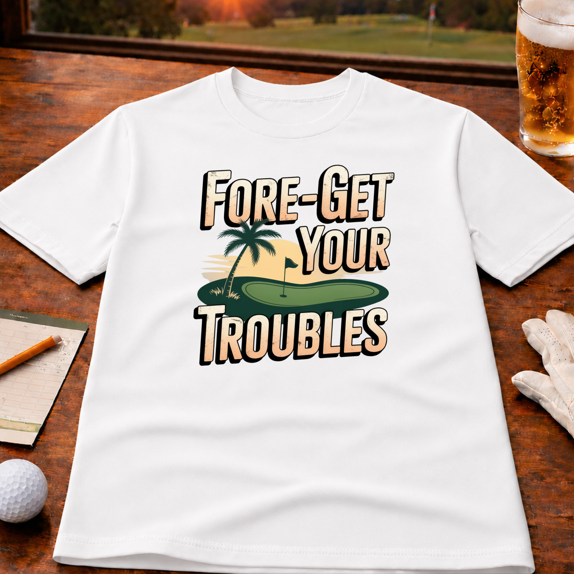 Fore-Get Your Troubles - T-Shirt